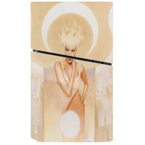 Moon Angel by LA Williams PS5 Slim Disk Bundle Skin