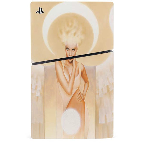 Moon Angel by LA Williams PS5 Slim Disk Console Skin