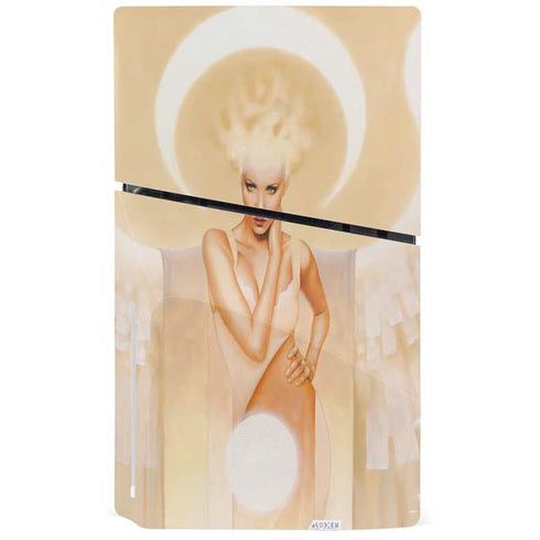 Moon Angel by LA Williams PS5 Slim Disk Console Skin