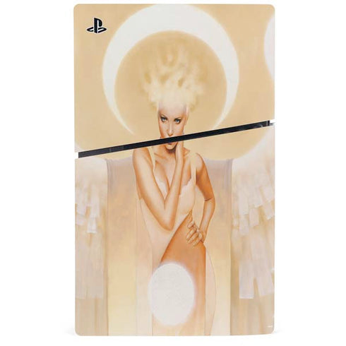 Moon Angel by LA Williams PS5 Slim Digital Edition Bundle Skin