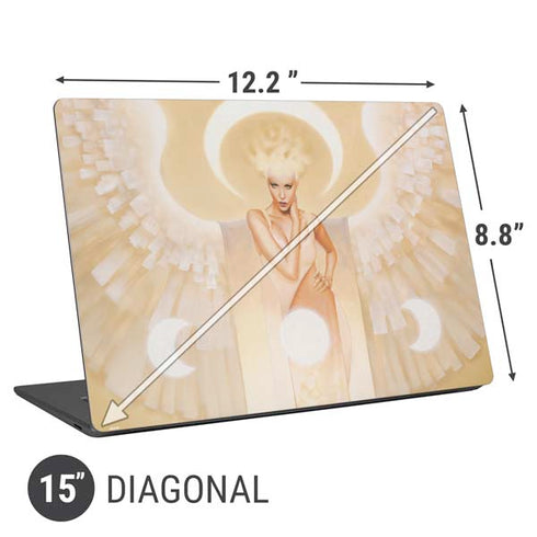 LA Williams Moon Angel Universal Laptop 15in (12.2 x 8.8in) Skin