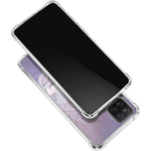 Laurie Prindle Moon Unicorn Galaxy A12 Clear Case