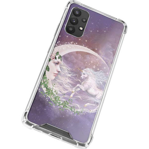 Laurie Prindle Moon Unicorn Galaxy A32 5G Clear Case
