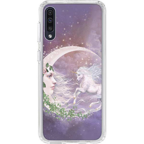 Laurie Prindle Moon Unicorn Galaxy A50 Clear Case