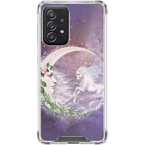 Laurie Prindle Moon Unicorn Galaxy A52 5G Clear Case