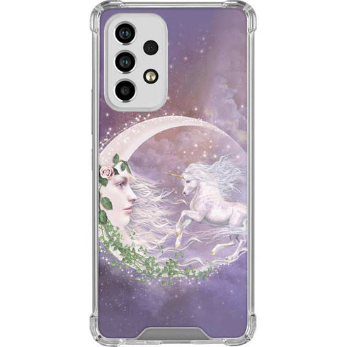 Laurie Prindle Moon Unicorn Galaxy A53 5G Clear Case