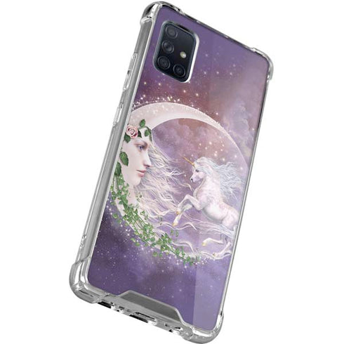 Laurie Prindle Moon Unicorn Galaxy A71 5G Clear Case