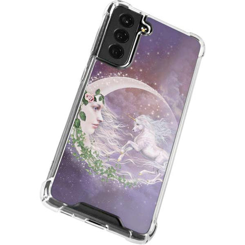 Laurie Prindle Moon Unicorn Galaxy S22 Plus Clear Case