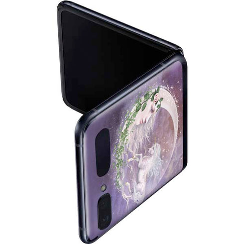 Laurie Prindle Moon Unicorn Galaxy Z Flip Skin