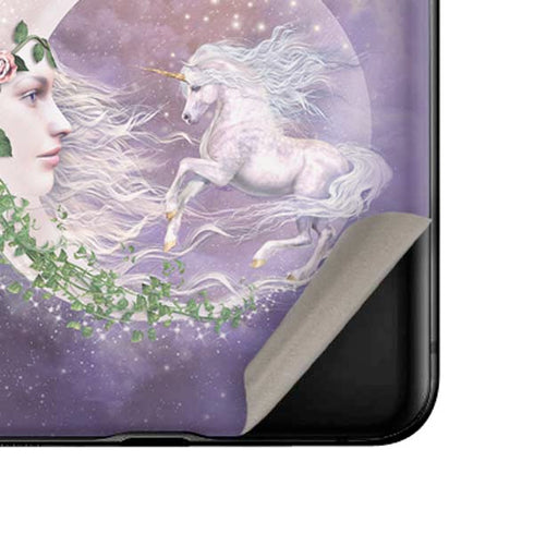 Laurie Prindle Moon Unicorn Galaxy Z Flip Skin