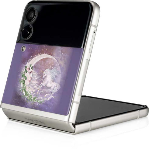 Laurie Prindle Moon Unicorn Galaxy Z Flip3 5G Skin