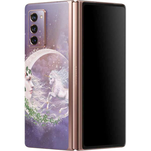 Laurie Prindle Moon Unicorn Galaxy Z Fold2 5G Skin