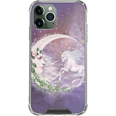 Moon Unicorn by Laurie Prindle iPhone 11 Pro Max Clear Case