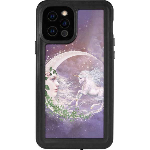 Laurie Prindle Moon Unicorn iPhone 12 Pro Waterproof Case