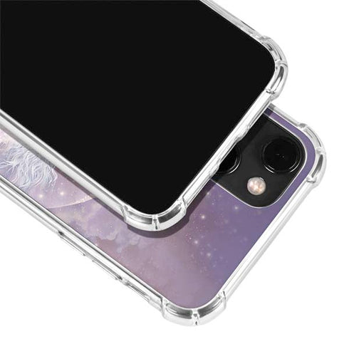 Laurie Prindle Moon Unicorn iPhone 13 Mini Clear Case