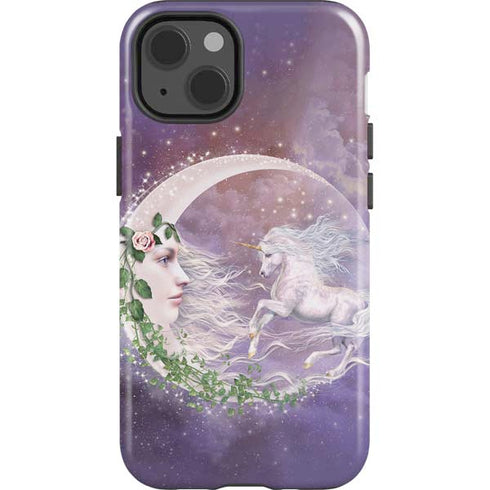 Moon Unicorn by Laurie Prindle iPhone 15 Impact Case