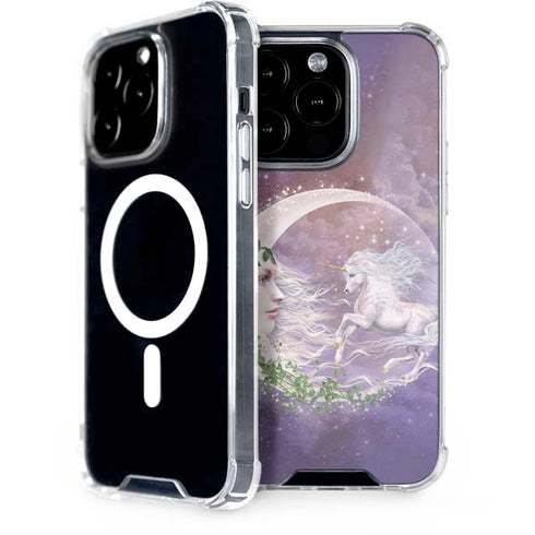 Moon Unicorn by Laurie Prindle iPhone 15 Pro MagSafe Case