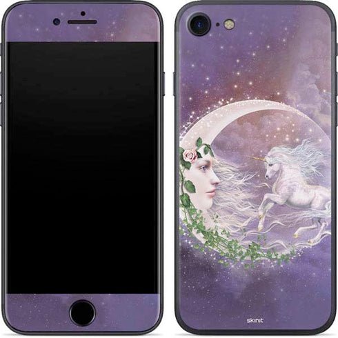 Laurie Prindle Moon Unicorn iPhone 8 Skin