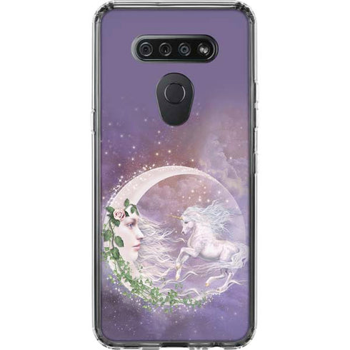 Moon Unicorn by Laurie Prindle LG K51/Q51 Clear Case
