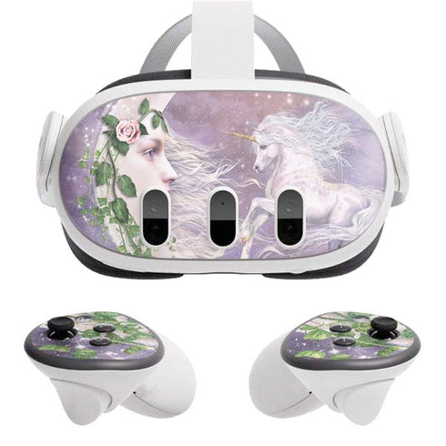 Moon Unicorn by Laurie Prindle Meta Quest 3 Skin