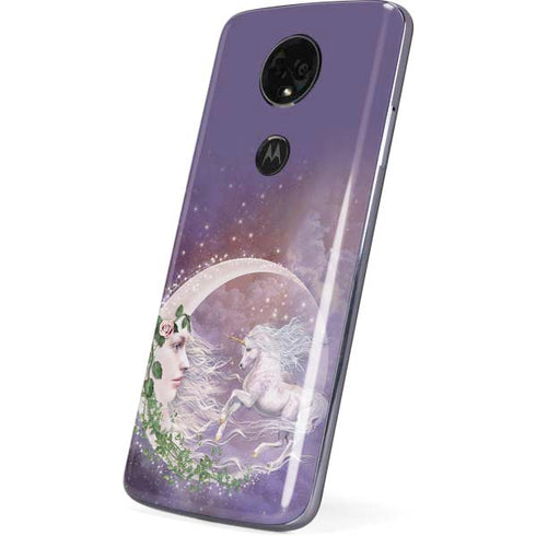 Laurie Prindle Moon Unicorn Moto E5 Plus Skin