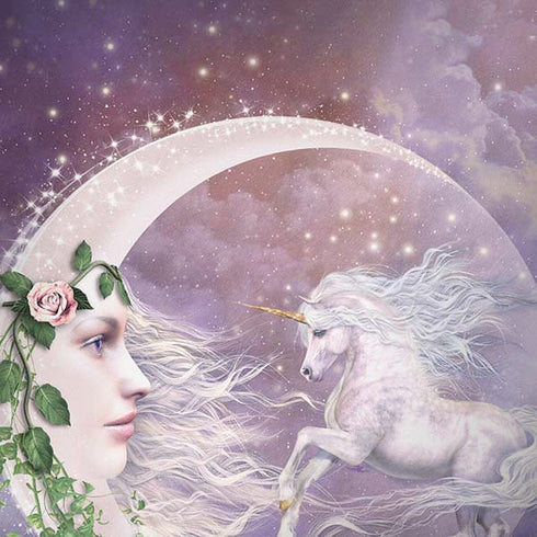 Laurie Prindle Moon Unicorn Moto G6 Skin