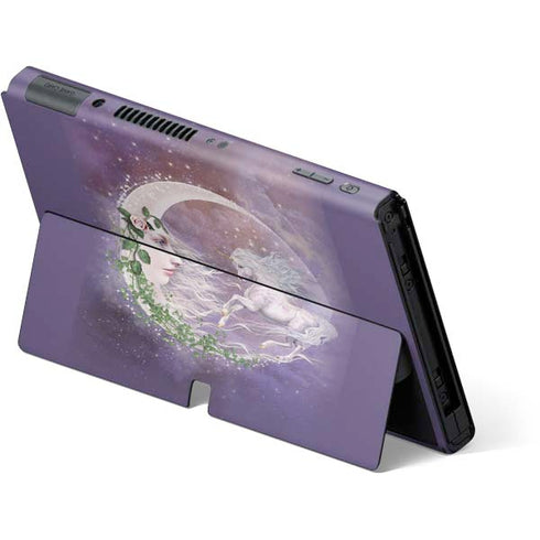 Laurie Prindle Moon Unicorn Nintendo Switch OLED (2021) Skin