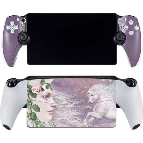 Moon Unicorn by Laurie Prindle PlayStation Portal Remote Player Skin