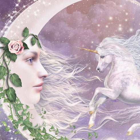 Laurie Prindle Moon Unicorn PS4 Slim Skin