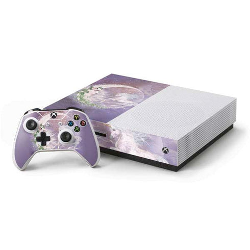Laurie Prindle Moon Unicorn Xbox One S Console and Controller Bundle Skin