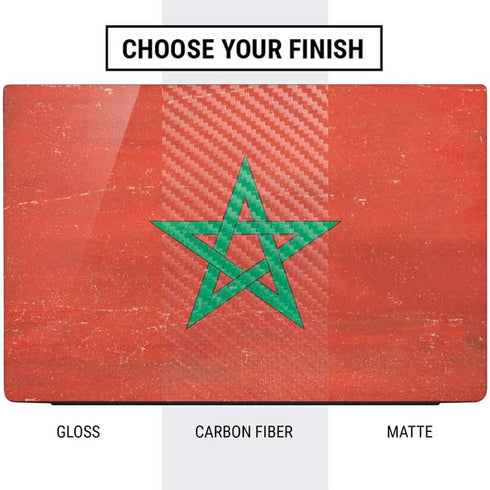 Morocco Flag Distressed Dell Vostro Skin