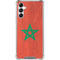 Morocco Flag Distressed Galaxy A14 5G Clear Case
