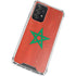 Morocco Flag Distressed Galaxy A52 5G Clear Case