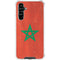 Morocco Flag Distressed Galaxy A54 5G Clear Case