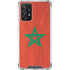 Morocco Flag Distressed Galaxy A72 5G Clear Case