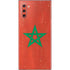 Morocco Flag Distressed Galaxy Note 10 Skin