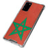 Morocco Flag Distressed Galaxy Note20 5G Clear Case