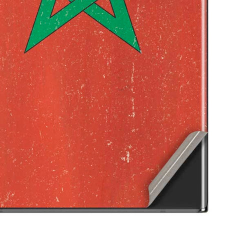 Morocco Flag Distressed Galaxy Note20 Ultra 5G Skin