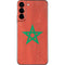 Morocco Flag Distressed Galaxy S22 Plus Skin