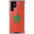 Morocco Flag Distressed Galaxy S22 Ultra Clear Case