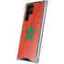 Morocco Flag Distressed Galaxy S22 Ultra Clear Case