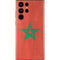 Morocco Flag Distressed Galaxy S22 Ultra Skin