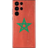 Morocco Flag Distressed Galaxy S22 Ultra Skin