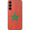 Morocco Flag Distressed Galaxy S23 FE Skin