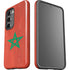 Morocco Flag Distressed Galaxy S23 Pro Case