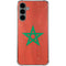 Morocco Flag Distressed Galaxy S24 Plus Clear Case