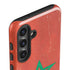 Morocco Flag Distressed Galaxy S24 Plus Impact Case