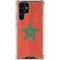 Morocco Flag Distressed Galaxy S24 Ultra Clear Case