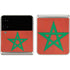 Morocco Flag Distressed Galaxy Z Flip3 5G Skin