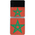 Morocco Flag Distressed Galaxy Z Flip4 5G Skin